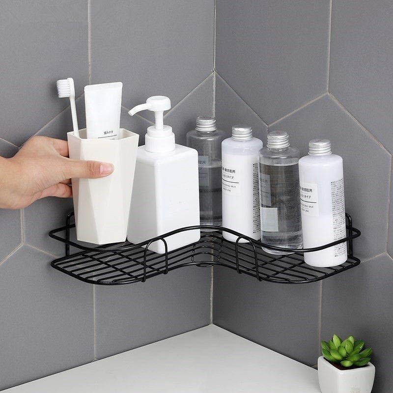 Bathroom Shelf Kitchen Organizer Shelves Corner Frame Iron Shower Caddy Storage Rack Shampoo Holder for Bathroom Accessories