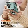 For Samsung Galaxy S25 Case PC+ TPU Anti-Drop Phone Cover with Ring Kickstand