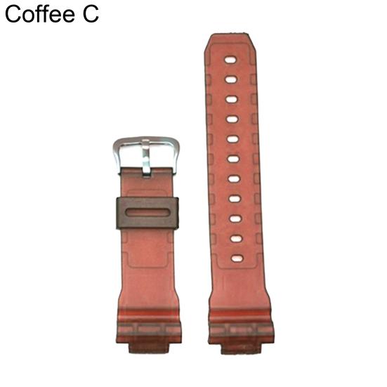 Uhrenarmband, weiches, wasserdichtes Harz, 16 mm, Sport-Tauch-Ersatzarmband, kompatibel mit der Casio 9052 5600 6900-Serie