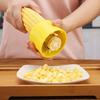 Trebbia per mais in acciaio inossidabile Manuale Rotante Plastica Aratro per mais Separatore creativo per sgranare il mais Gadget Nuovi Strumenti per la cucina