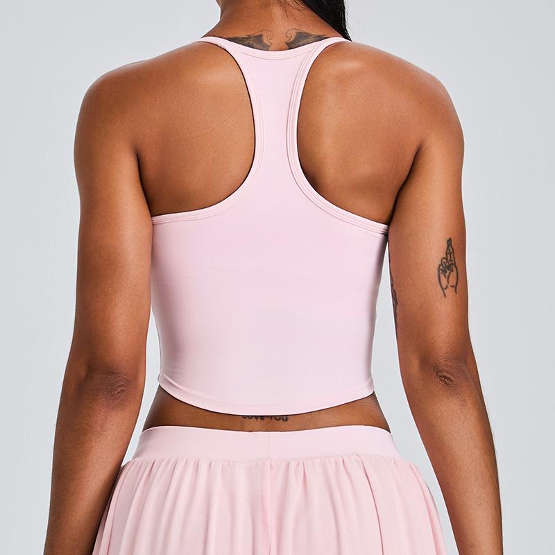 New Sports Bra, Women's Slim Fit Tennis Suit, Fitness Bra, Beautiful Back Vest, Running Yoga  Top