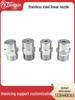 0-Degree Stainless Steel Flat Head Nozzle for High-Pressure Car Wash and Dust Removal