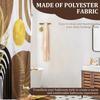 4 Pcs Set Vintage Bath Curtain with Hooks and Rugs Bath Mat U Shape Toilet Lid Cover Mat Waterproof Non Slip for Multiscene