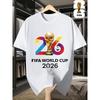 2026 USA-Canadian Cup, FIFA Football-themed Fun Print Men's Short-sleeved T-shirt, Fashionable and Trendy Summer Top, a Must-have for Football Fans,