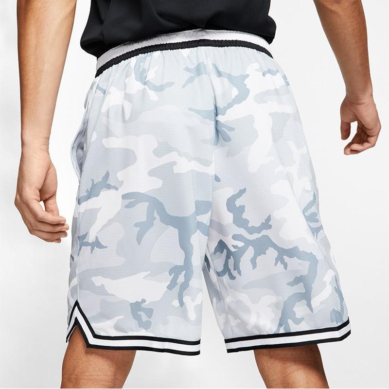 Nike Camouflage Side Stripe Basketball Shorts Men Bottoms Blue White BV7736-012
