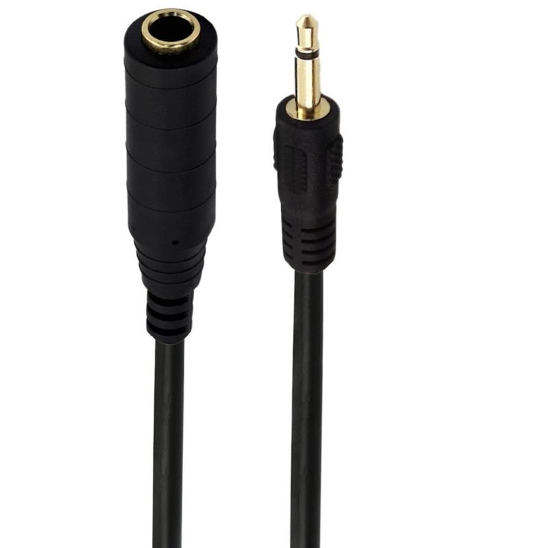 Extension Cable 6.35mm Female Plugs To 3.5mm Mono/Stereo Male Socket Cord  for phone,Computer 3.5mm Devices 30cm