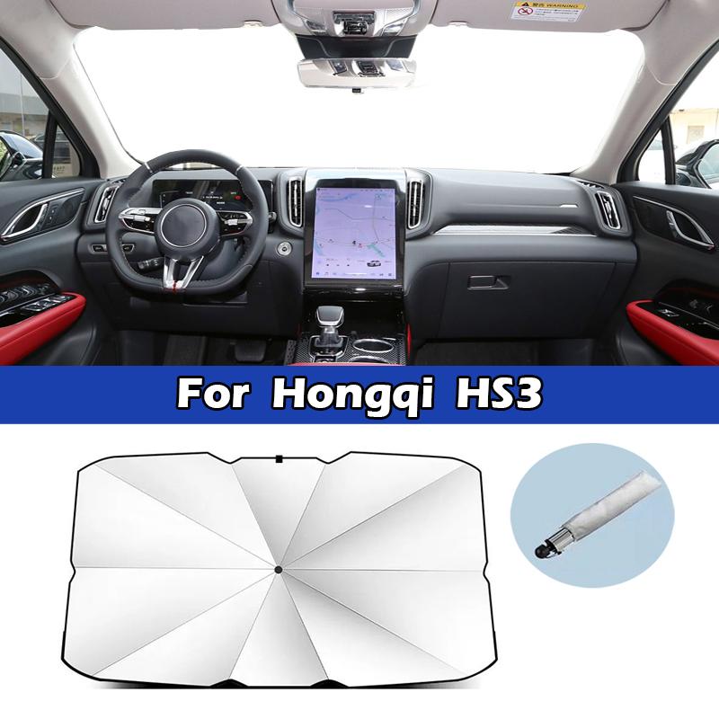 Für Hongqi H5 H9 H6 HS5 E-HS9 HS3 HS6 HQ9 Auto Sonnenschirm Frontscheibe Silber Kleber UV Schutz Auto Sonnenschutz Zubehör