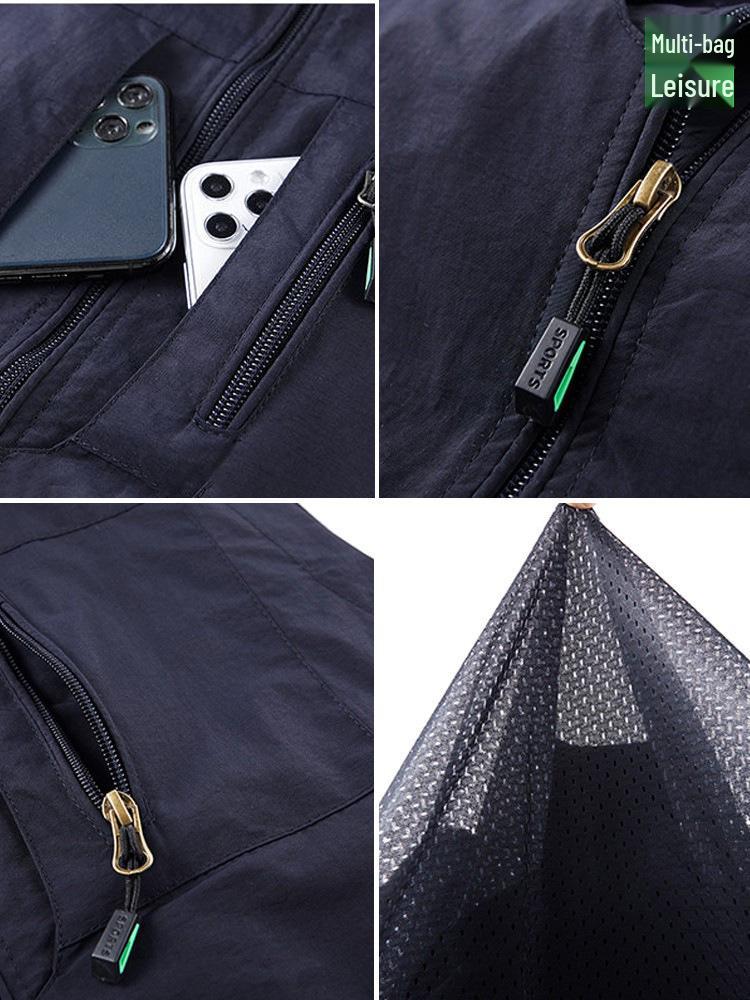 Men's Multi-Pocket Casual Sports Vest for Fishing and Outdoor Activities