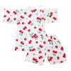 Jinbei for Made with Japanese Strawberry 130cm Kids, Girls, 100% Cotton, Fabric, Pattern, White,
