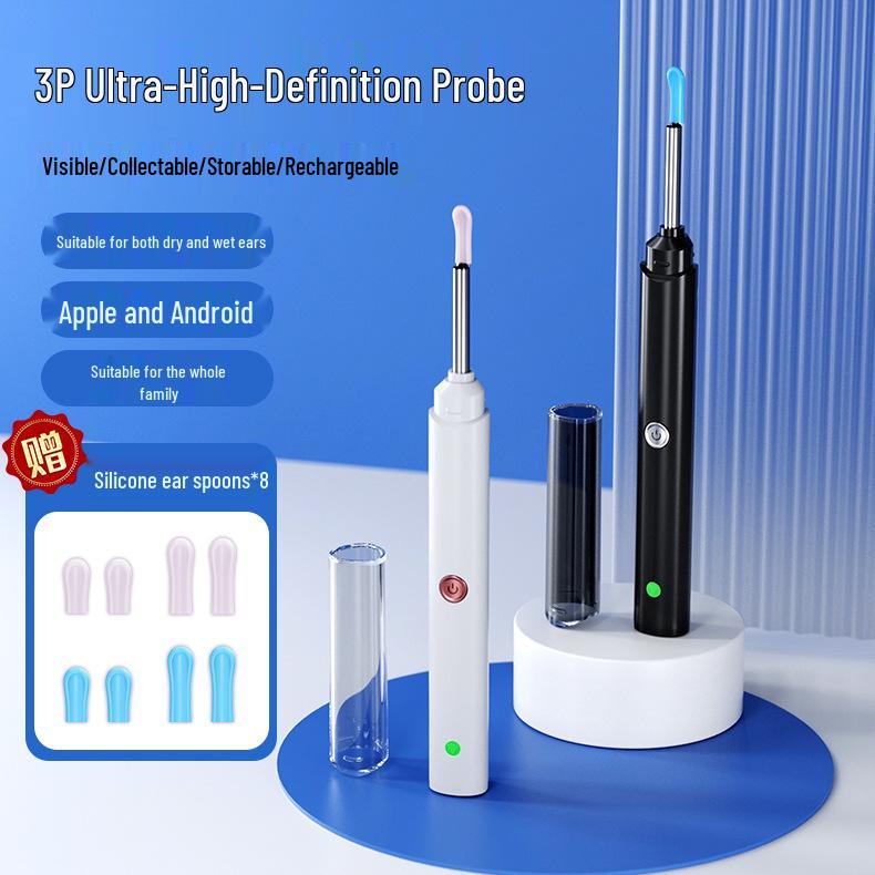 High-Definition Visual Ear Pick with Light - Ultra-Clear Endoscope Ear Cleaning Tool.