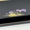 Incense Burning Set (6 Pieces): Black (with Gold Trim), 5-inch, Yamanaka Lacquerware Incense Burner, Incense Tray, Incense, Charcoal, Ash, and Ash Lev