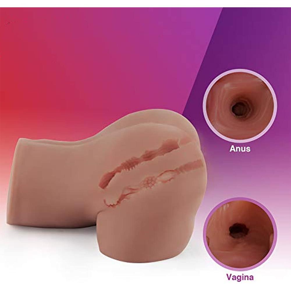 11KG Realistic Hip Masturbator for Men - 2 Hole Design (Deep Vagina & Tight Anal) with 3D Lifelike Pussy and Ass&Ultra-Realistic Sex Doll Hip