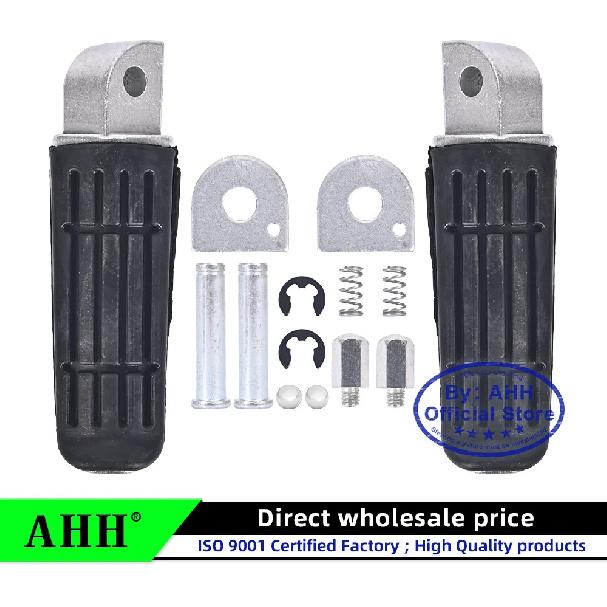 CVK 1Pair Aluminum Alloy Anti-Skid Black CNC Folding Foot Pegs Pedal Rest Front and Rear Footpegs Footrest For YAMAHA FZ6N