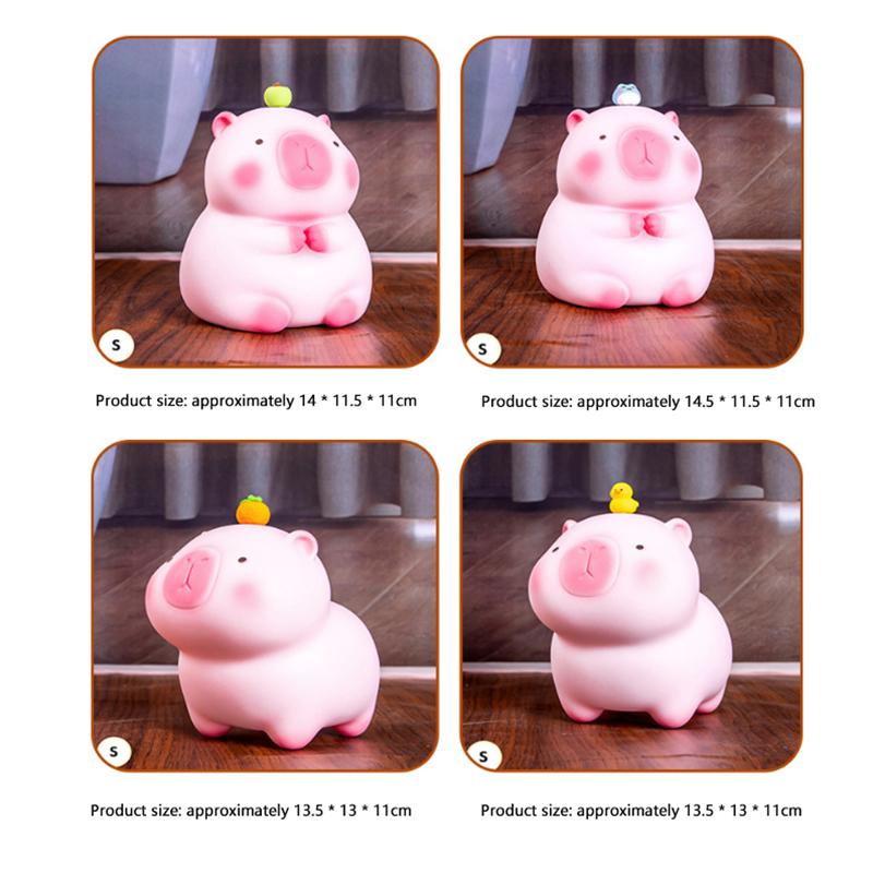 Cute Cartoon Capybara Piggy Bank Decoration For Bedroom Household Kid Money Banks Gift