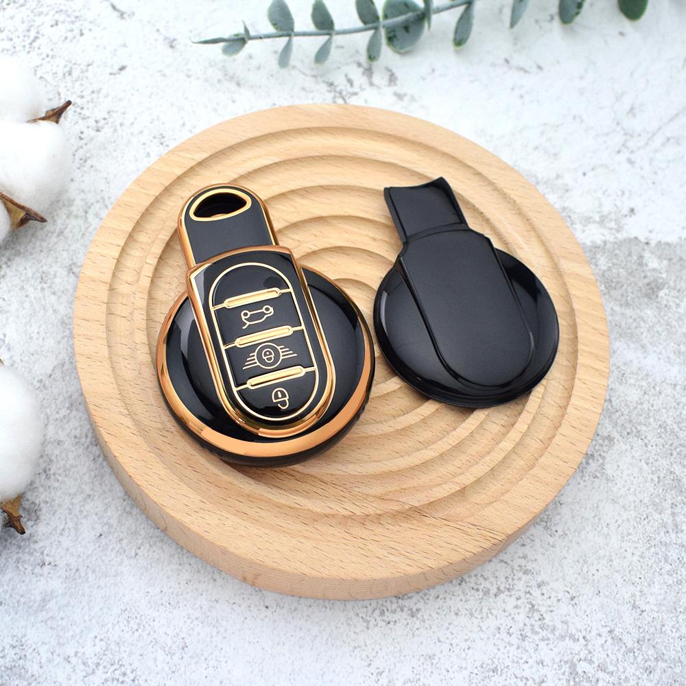 3 Buttons For BMW MINI COOPER S ONE JCW F54 F55 F56 F57 F60 R55 R56 R57 CLUBMAN COUNTRYMAN TPU Car Key Case Cover Shell Fob