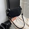 Fashion Smooth Leather Texture Mini Underarm Bag Shoulder Bag