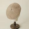 Bright Thread Painter Hat Hollow Knitted Pumpkin Hat Fashion Hollow Beret  Spring Season