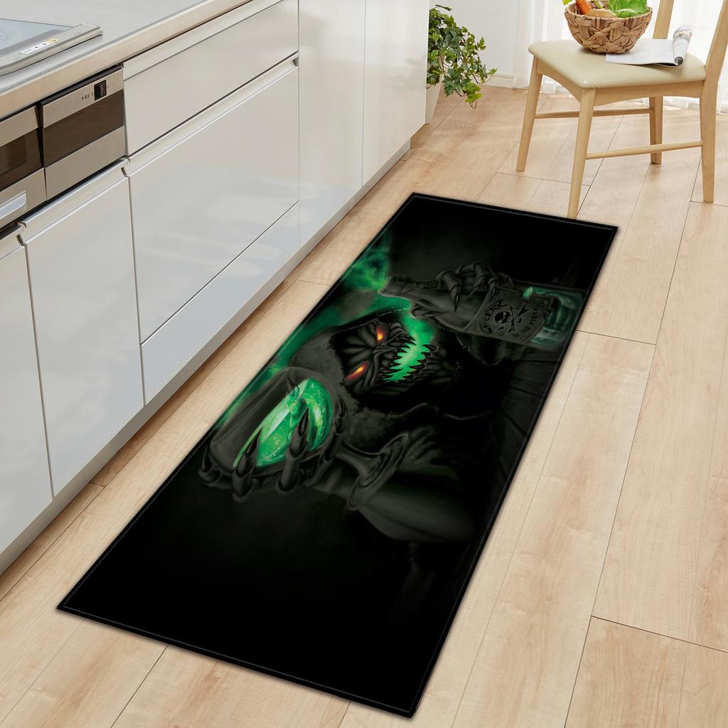 Skull Sand Wardrobe Shoe Cabinet Long Floor Mat