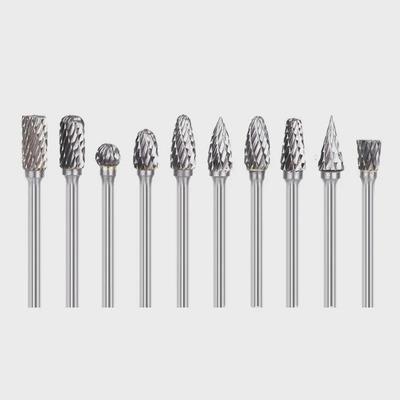 Tungsten Steel Double-Grain Carbide Rotary File Engraving Milling Cutter