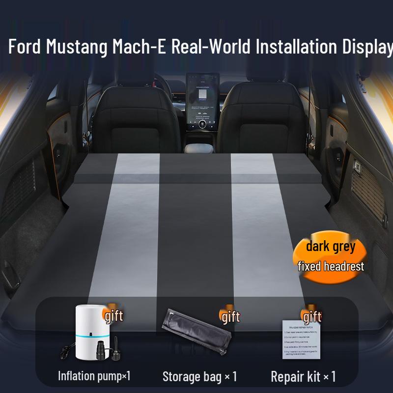 Ford Mustang Inflatable Car Mattress: Automatic Rear Seat Sleeping Pad for Trunk