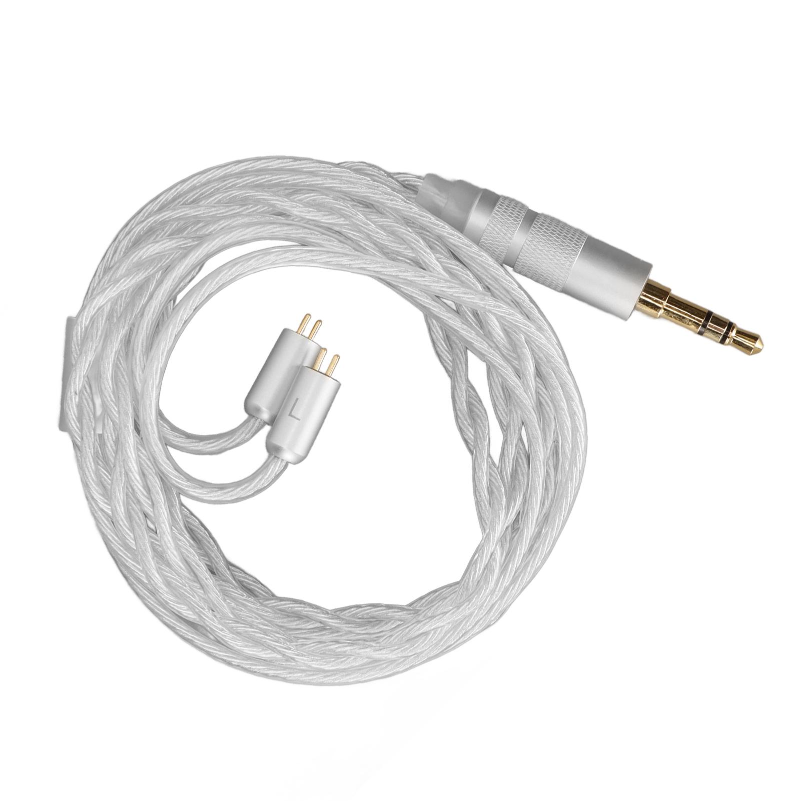

Silver Plated Copper Earphone Cable Professional Replacement Headphone Cable for AS10 ZS10 ED16 ES4 ES4 ZST TRN