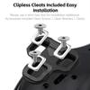 WEST BIKING Road Bike Pedals Nylon Bicycle Locking Pedals Cycling Bearing Cleats Clipless Pedal Look System With Locking Plates