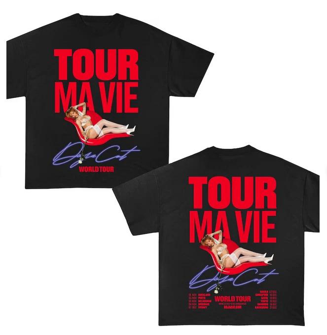 Doja Cat 2025 Tour T-shirt, Vintage Doja Cat Graphic Tee, 4XL
