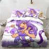 Cartoon Game Duvet Cover Children's Birthday Gift with Zip Room Decor for Teenagers adulte  Microfibre 3-Piece Duvet Cover