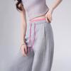 Women's High-Waisted Wide Leg Sweatpants - Korean Style, Spring/Summer 2026, Solid Color, Slimming Curve Design