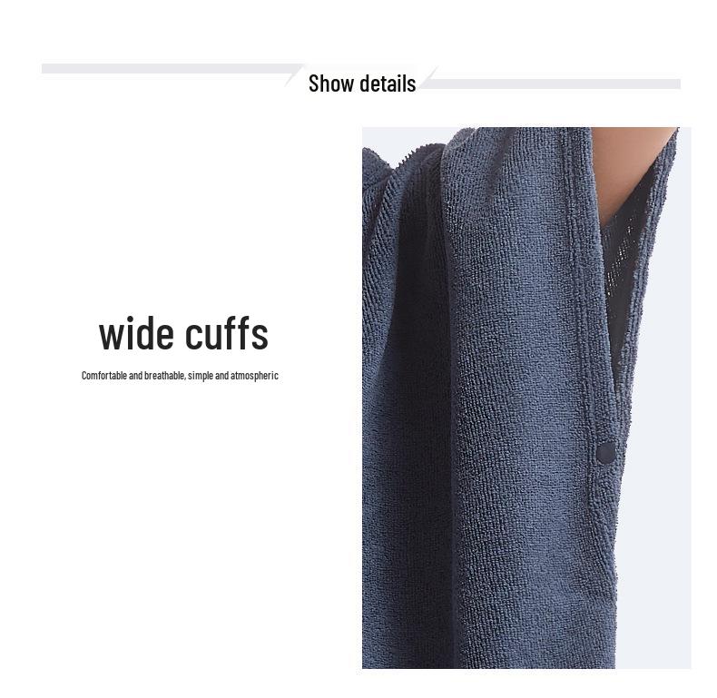 Microfiber Kids' Quick-Dry Hooded Bath Poncho Towel for Swimming and Surfing - Windproof and Warm