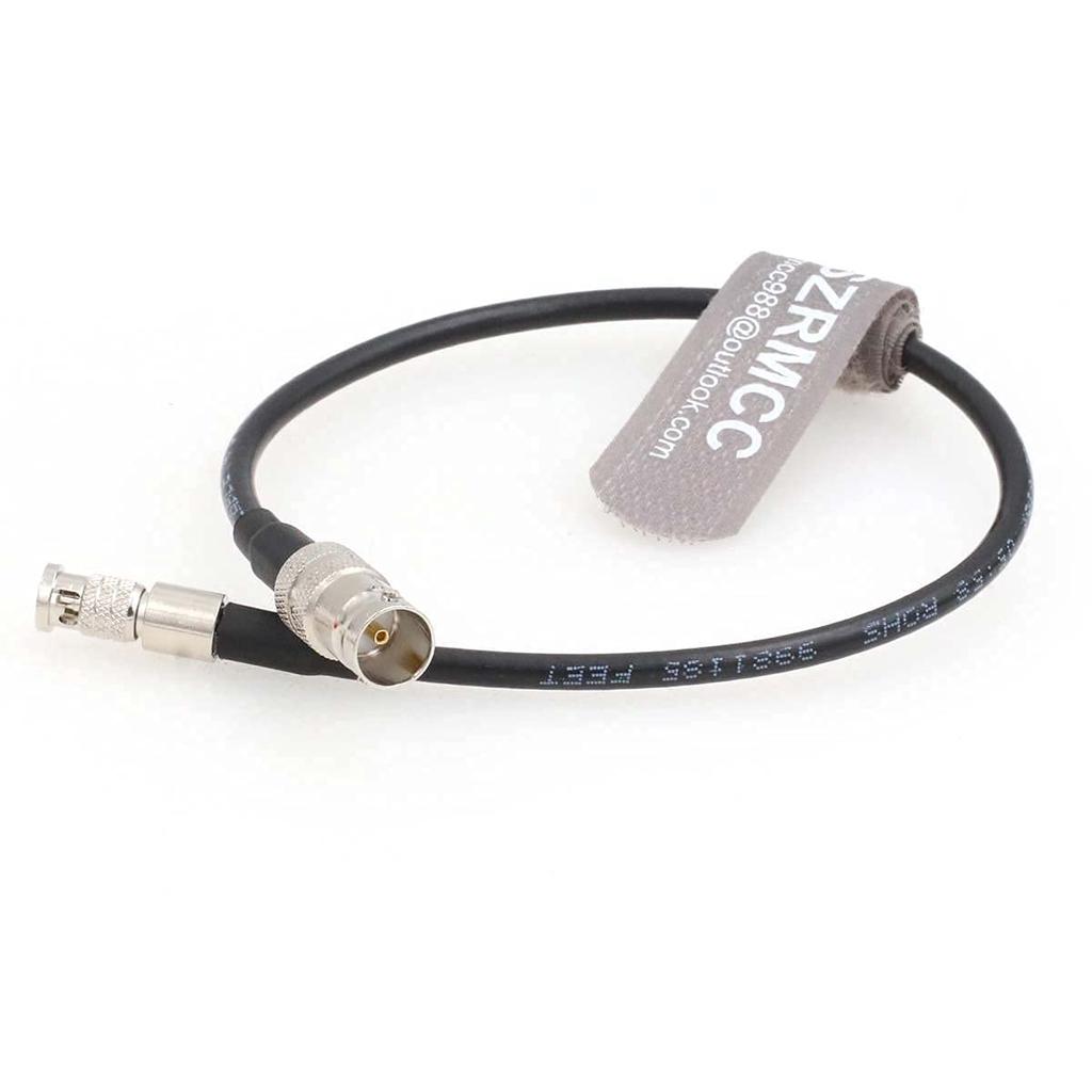 SZRMCC High Density HD Micro BNC to Standard BNC Female Coaxial Cable for Blackmagic HyperDeck Shuttle Video Assist 12G-SDI (45cm)