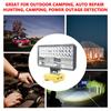 Wireless LED Work Light 8 inch 84LED 11800LM with Dual USB Port  For Batteries DCB206 DCB205 DCB204 DCB181