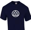 Alcohol Anonymous Spanish Logo T-Shirt Navy Blue White Servicio Unidad Shirt