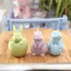 Nicole Osterhase Kerzen Silikonform Handgefertigte Kaninchen Aromatherapie Kerzenformen zur Kerzenherstellung Oster Heimdekoration