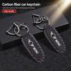 Llavero de Fibra de Carbono para Coche Hombre Mujer Llavero Regalos Organizador de Llaves Para Mini Cooper JCW Works Hatch F54 F55 F56 F57 F60 R50 R52 R53 ulqch44