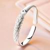 925 Silver Peacock Opening Screen Bracelet For Women Luxury Designer Texture Open Bracelets Party Original Jewelry Gift