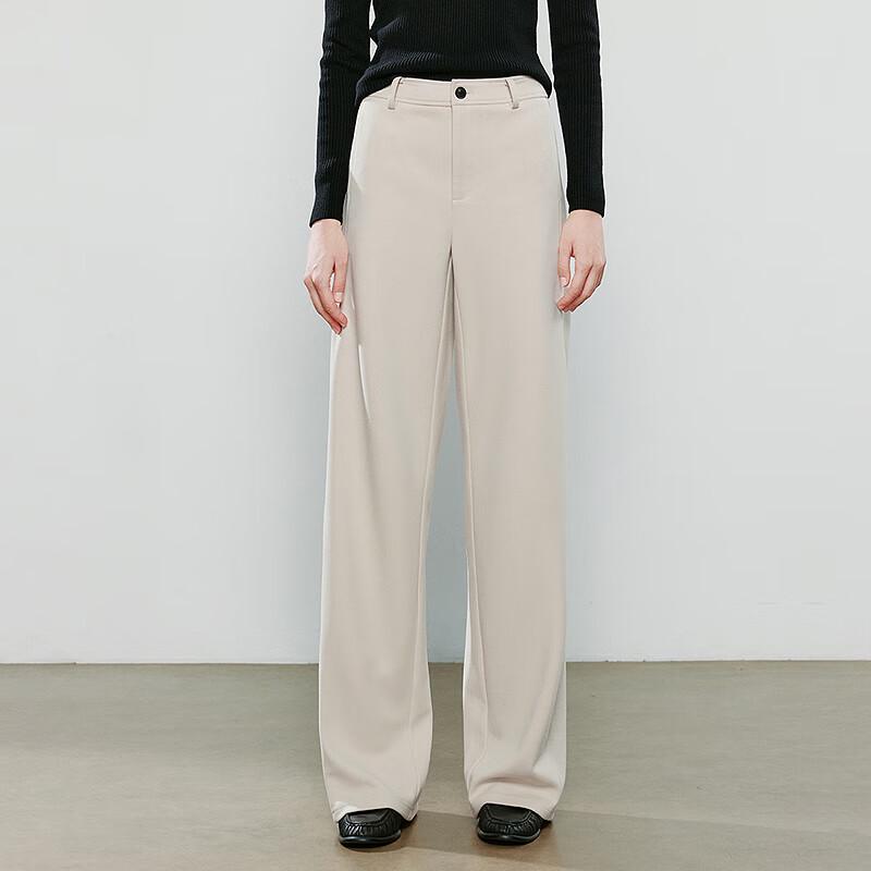 Chuyu Women's High-Waist Wide-Leg Far Infrared Heating Casual Pants