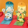 3 Stück 3D Eid Mubarak Umschläge Geldklammer Kartenhalter Ramadan Mubarak Dekoration Islamisch Muslimisch Eid Al-fitr Partyzubehör