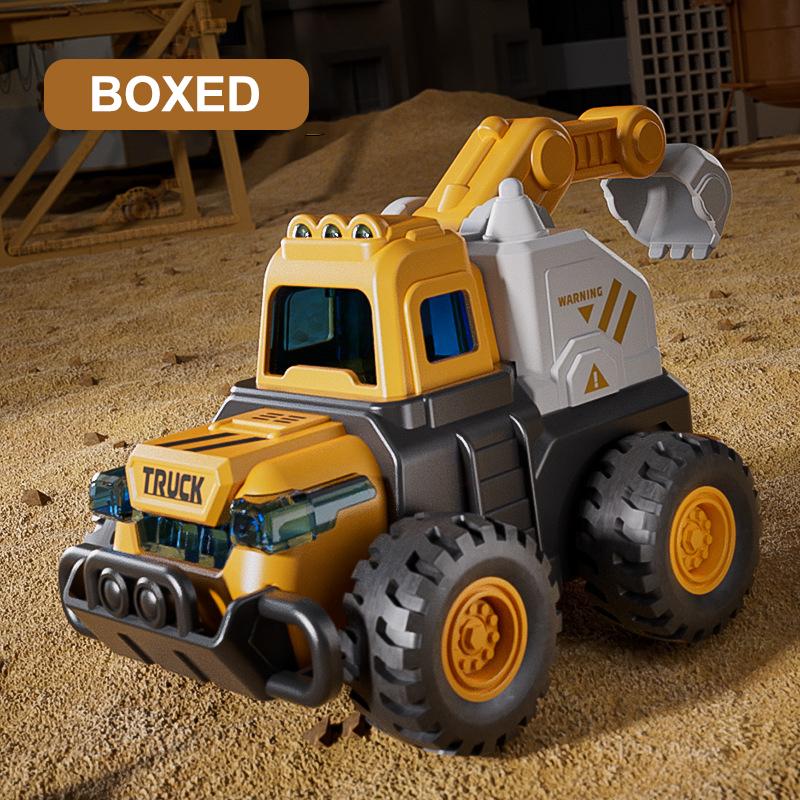 1:55 Diecast City Truck Diecast Model Fire Sanitation Engineering Car Inertial Play Vehicle Educational Toys For Children Gift