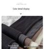 Grey See-through Cable Knit Leggings for Women - Spring & Autumn Thin Style Pantyhose That Stay Up