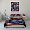 Spooky pumpkins enchantingly glowing Bedding sets Duvet cover sets Duvet covers Pillowcases(1*Duvet Cover 2*Pillowcases without duvet insert)