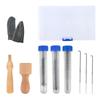 34Pcs/Set Creative Felting Needles with Bottle Felting Starter Kit  Fabric Materials Accessories