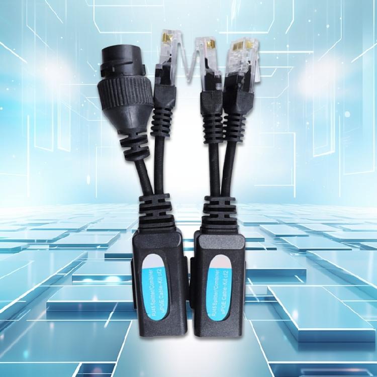 Versatility RJ45 Ethernet POE Combiner Splitter Supports Multiple Installations With Cost Effective Power Solution