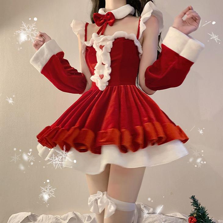 Christmas dress nightclub cosplay sexy uniform bunny stage performance suit