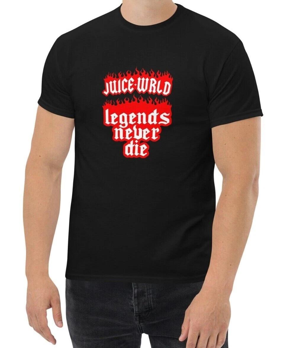 

New Juice Wrld Legend Never Dies Men s T Shirt S-3XL Assorted Colors M