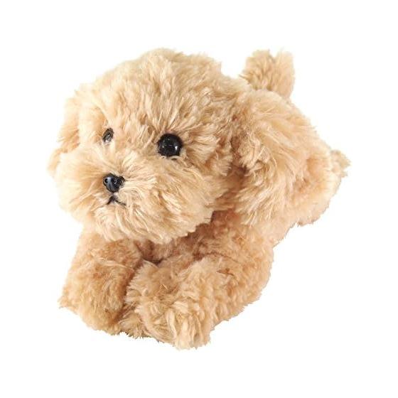 Knee Wanko Toy Poodle Beige Stuffed Toy S P-3042