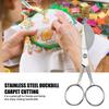 1Pc Sharp Carpet Trimmer Scissor Sharp Duckbill Applique Scissors Stainless Steel Sewing Embroidery Scissors Cutting Scissors