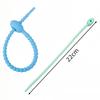 5/10PCS Silicone Reusable Bag Ties Twist Wire Fasten Cable Zip Tie for Headset Data Line Pendant Adjustable Soft Universal Tie