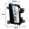 Foglight Foglamp For Cadillac XT5 2017 2018 2019 2020 Car Front Bumper DRL Daytime Running Drive Lamp Fog Light