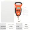 50KG/110Lb Portable LCD Digital Hanging Scale Fishing Travel Luggage Weighing Scale Weight Hook Crane Hanging Scale Home Farm